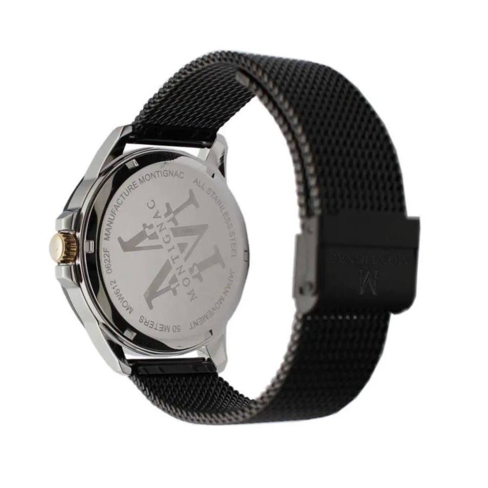 Montre Montignac Round Noir