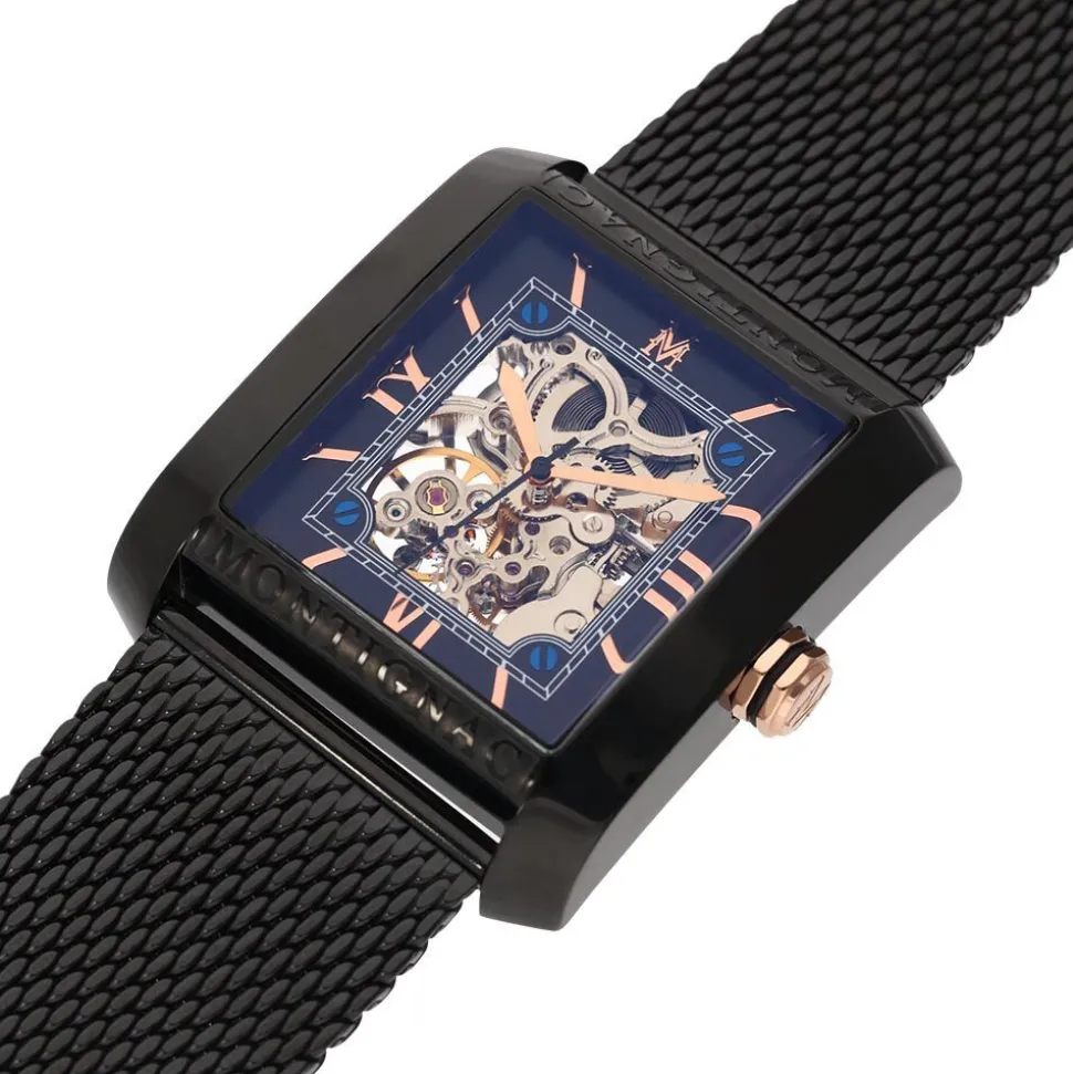 Montre Montignac Square Automatique Noir