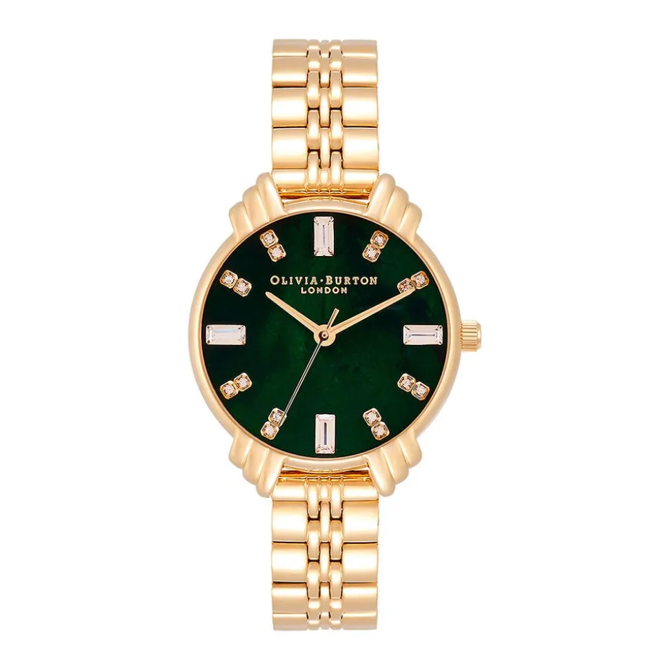 Montre Olivia Burton Art Deco Vert
