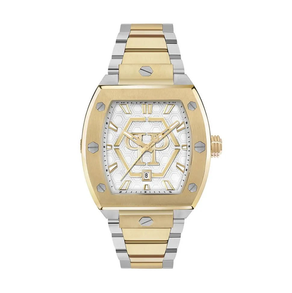 Montre Philipp Plein Hexagon Phantom Argenté