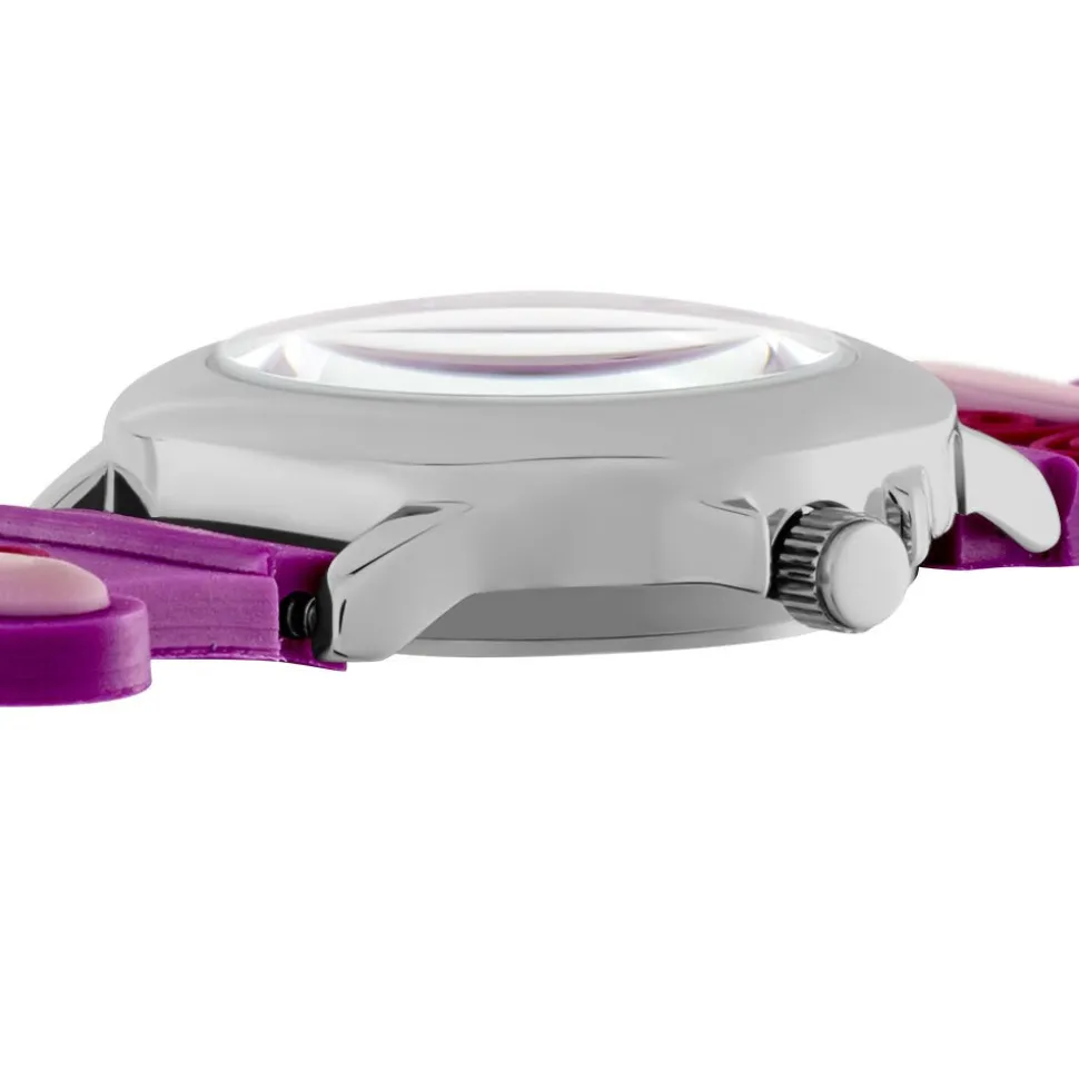Montre Upp Libellule Violet Et Rose