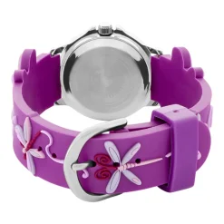 Montre Upp Libellule Violet Et Rose