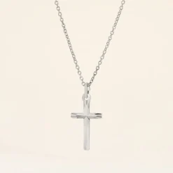 Pendentif Aisse Argent Blanc