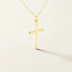 Pendentif Alyssa Croix Or Jaune