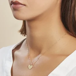 Marc Orian Pendentifs|Pendentifs Personnalisés > Pendentif Ange Coeur Or Jaune