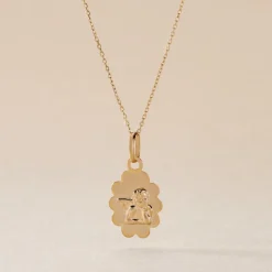 Pendentif Ange Nuage Or Jaune