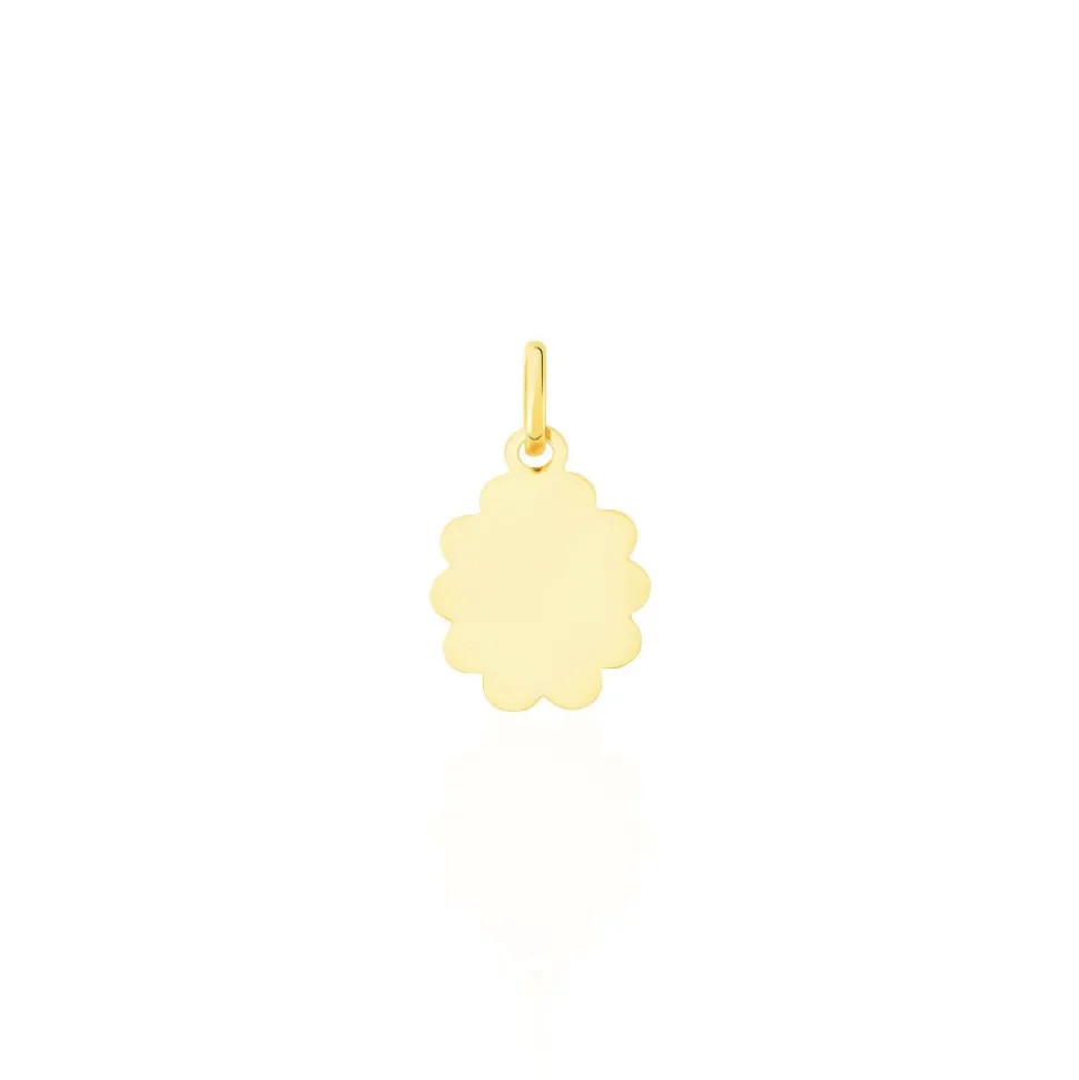 Pendentif Ange Nuage Or Jaune