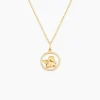 Marc Orian Bijoux Zirconium|Pendentifs > Pendentif Ange Rond Or Jaune Oxyde De Zirconium