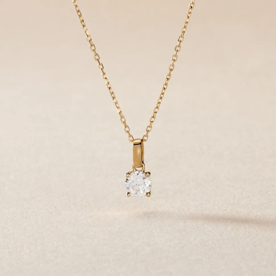 Pendentif Aphrodite Or Jaune Diamant