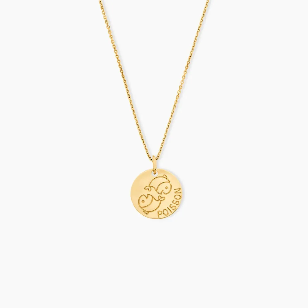 Marc Orian Bijoux Enfant|Bijoux Or > Pendentif Bergonia Zodiaque Or Jaune