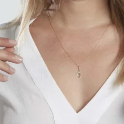 Marc Orian Bijoux Zirconium|Pendentifs > Pendentif Caprais Or Jaune Oxydes De Zirconium