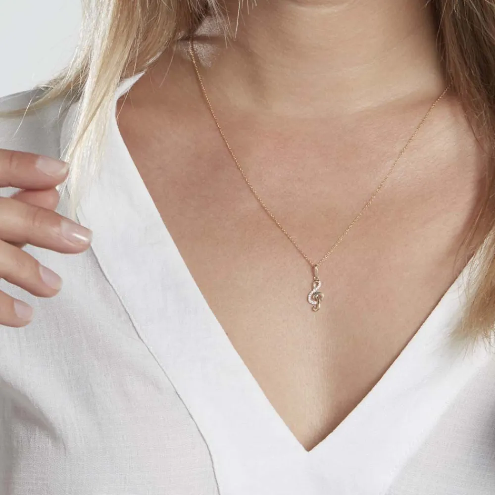 Marc Orian Bijoux Zirconium|Pendentifs > Pendentif Caprais Or Jaune Oxydes De Zirconium