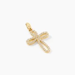 Marc Orian Bijoux Zirconium|Pendentifs > Pendentif Chastity Or Jaune Oxyde De Zirconium