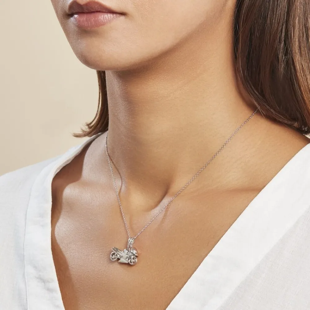 Marc Orian Pendentifs|Bijoux Homme > Pendentif Costanza Argent Blanc