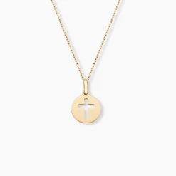 Marc Orian Bijoux Homme|Cadeaux Baptême > Pendentif Crystin Or Jaune