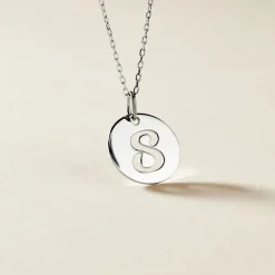 Pendentif Efiso Argent Blanc