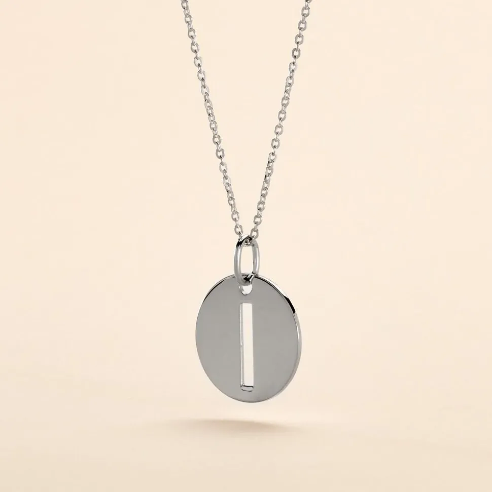 Pendentif Elio I Argent Blanc