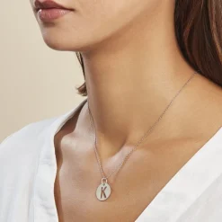 Pendentif Elio K Argent Blanc