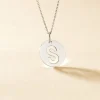 Pendentif Elio S Argent Blanc