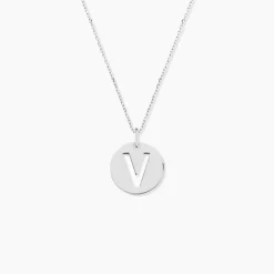 Pendentif Elio V Argent Blanc