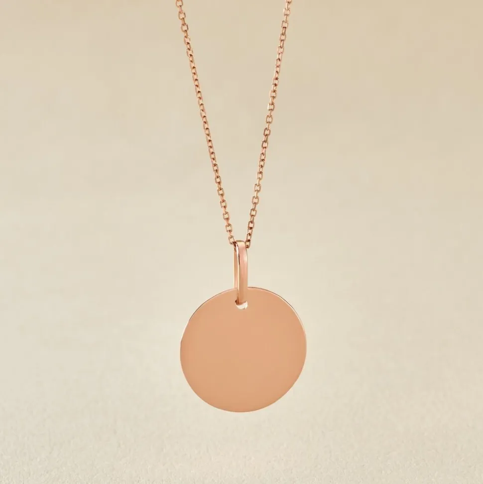 Pendentif Elisandre Argent Rose