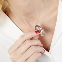 Marc Orian Pendentifs|Pendentifs > Pendentif Ellya Argent Blanc