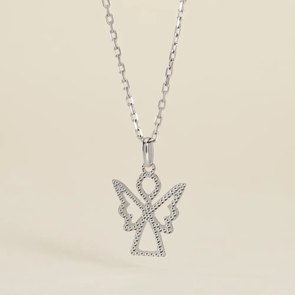Marc Orian Pendentifs|Pendentifs > Pendentif Estrellita Ange Or Blanc