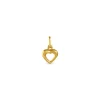 Pendentif Eudocie Coeur Bombe Or Jaune