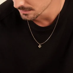 Marc Orian Pendentifs|Pendentifs > Pendentif Eudocie Coeur Lettre Or Jaune