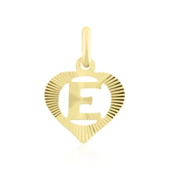 Marc Orian Pendentifs|Pendentifs > Pendentif Eudocie Coeur Lettre Or Jaune