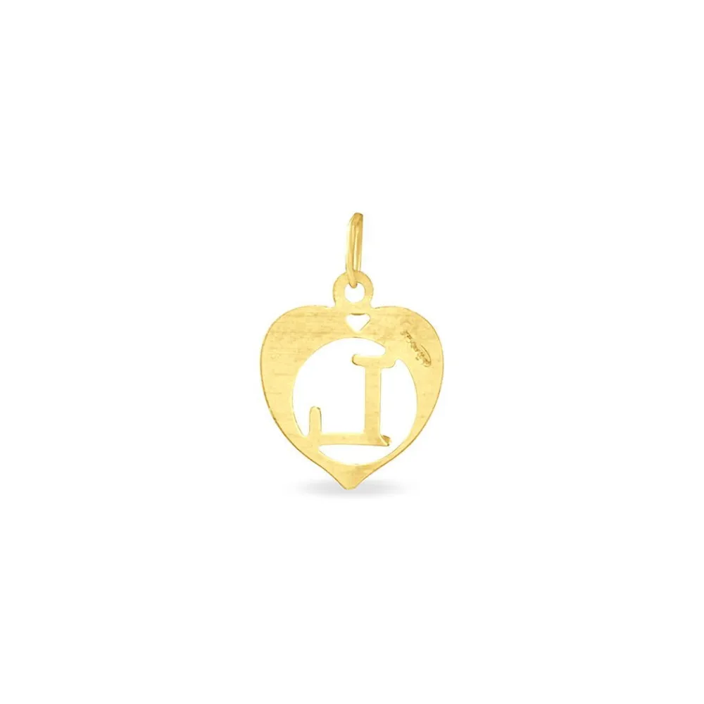 Marc Orian Pendentifs|Pendentifs > Pendentif Eudocie Coeur Lettre Or Jaune