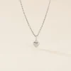 Marc Orian Pendentifs|Pendentifs > Pendentif Eudocie Coeur Lisse Or Blanc