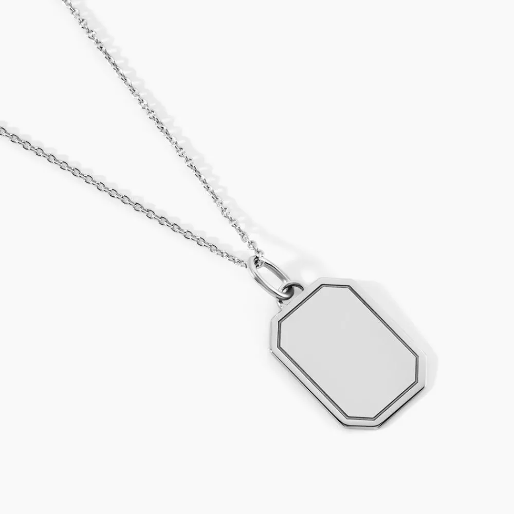 Marc Orian Pendentifs|Bijoux Homme > Pendentif Eulalio Argent Blanc