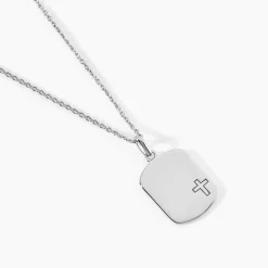Marc Orian Pendentifs|Bijoux Homme > Pendentif Eulalio Argent Blanc