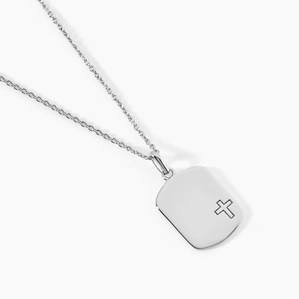 Marc Orian Pendentifs|Bijoux Homme > Pendentif Eulalio Argent Blanc