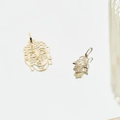 Pendentif Fazzia Bouddha Or Jaune