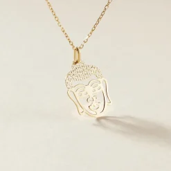 Pendentif Fazzia Bouddha Or Jaune