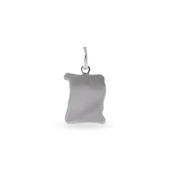 Pendentif Francille Argent Blanc