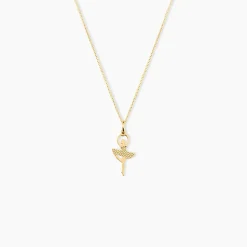 Pendentif Gabinia Danceuse Or Jaune