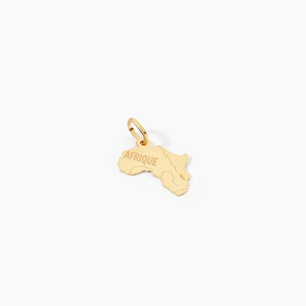 Marc Orian Pendentifs|Pendentifs Personnalisés > Pendentif Gaietana Afrique Or Jaune