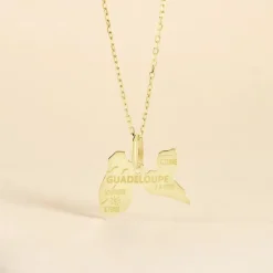 Marc Orian Pendentifs|Pendentifs Personnalisés > Pendentif Gaietana Guadeloupe Or Jaune