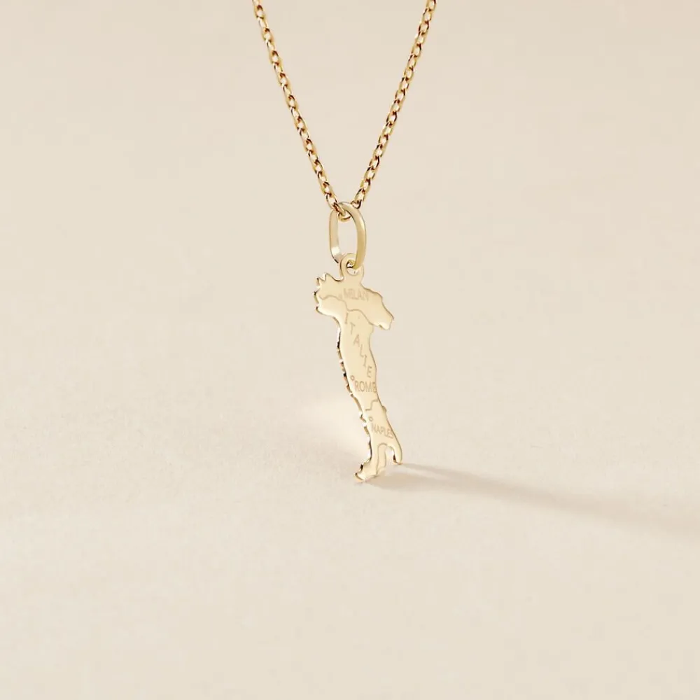 Marc Orian Pendentifs|Pendentifs Personnalisés > Pendentif Gaietana Italie Or Jaune