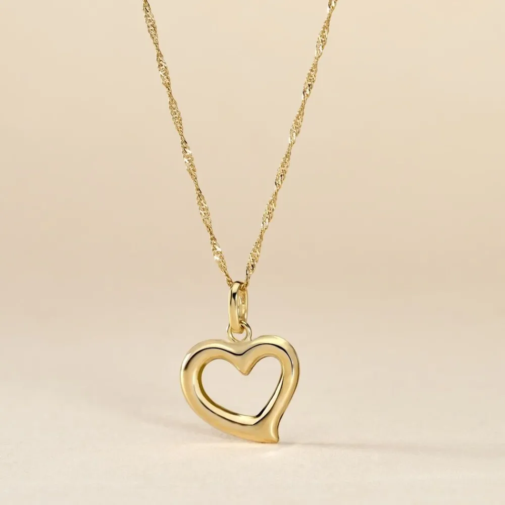 Marc Orian Pendentifs|Pendentifs > Pendentif Haiza Coeur Bombe Or Jaune