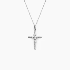 Marc Orian Pendentifs|Bijoux Homme > Pendentif Haley Croix Or Blanc
