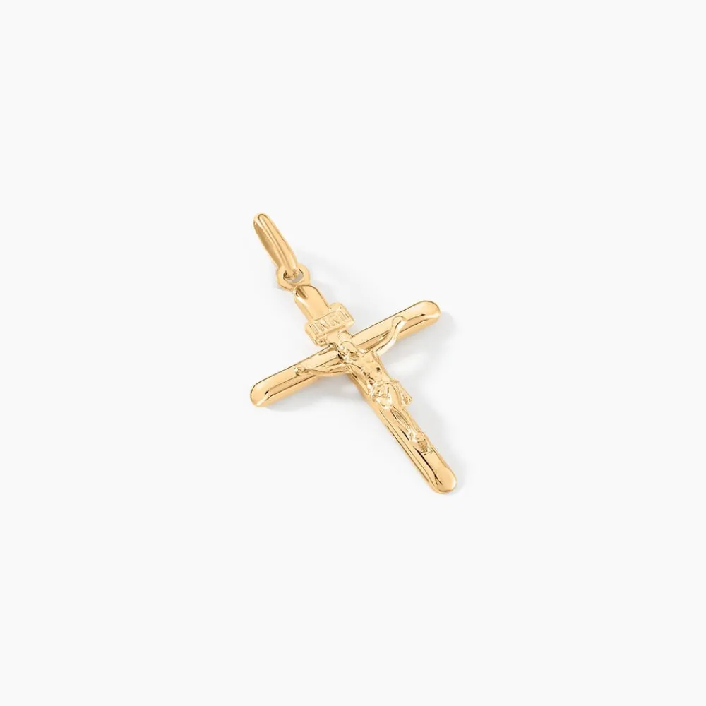 Marc Orian Cadeaux Communion|Bijoux Or > Pendentif Haley Croix Or Jaune