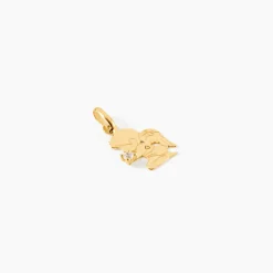 Marc Orian Bijoux Zirconium|Pendentifs > Pendentif Hallie Ange Or Jaune Oxyde De Zirconium