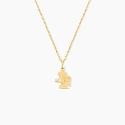Marc Orian Bijoux Zirconium|Pendentifs > Pendentif Hallie Ange Or Jaune Oxyde De Zirconium