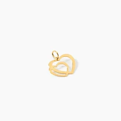 Marc Orian Pendentifs|Pendentifs > Pendentif Hasna Coeurs Lisses Or Jaune