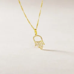 Marc Orian Pendentifs|Pendentifs > Pendentif Hectorienne Fatim Or Jaune