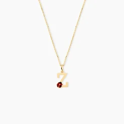 Marc Orian Bijoux Enfant|Bijoux Or > Pendentif Helidie Coccinelle Lettre Or Jaune